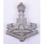 WW2 War Economy The Princess Wales’s Own The Yorkshire Regiment (Green Howards) Plastic Cap Badge