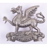 The Buffs East Kent Regiment Officers Cap Badge