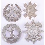 4x Scottish Territorial Regiments Badges