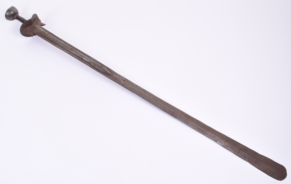 Early Indian Sword Khanda, 17th Century - Image 2 of 6