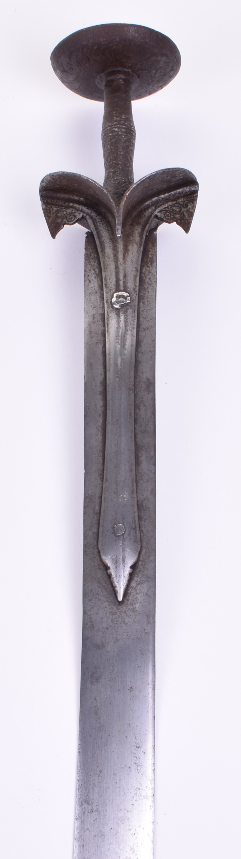 Early Indian Sword Khanda, Probably 17th Century - Image 3 of 7