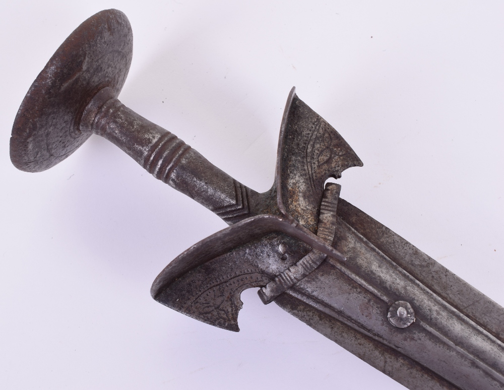 Early Indian Sword Khanda, 17th Century - Image 5 of 7