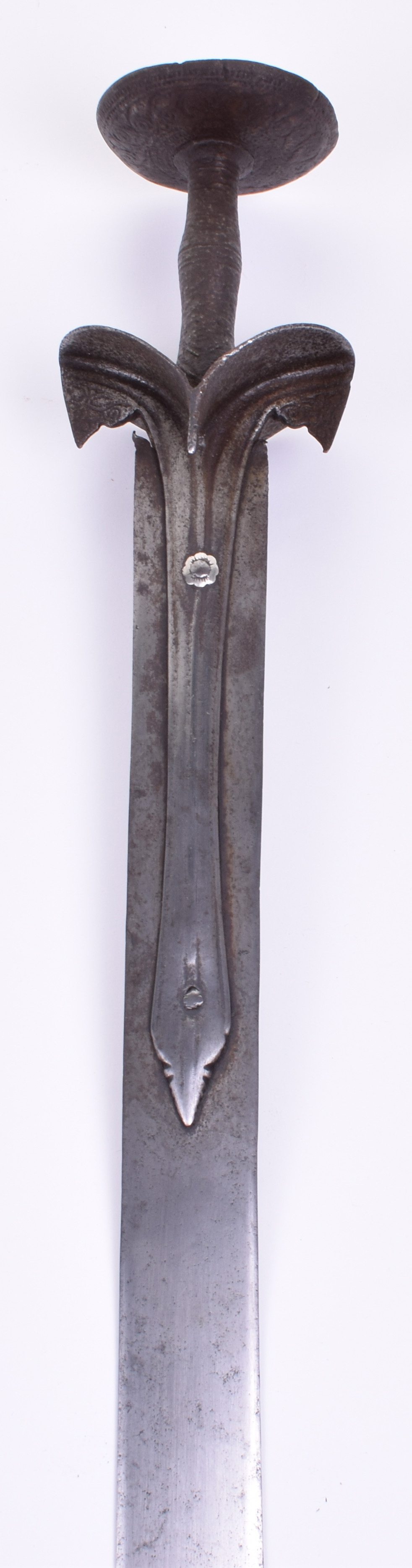 Early Indian Sword Khanda, Probably 17th Century - Image 4 of 7