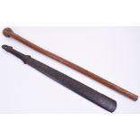 New Caledonian Palmwood Club of ‘Sword’ Form