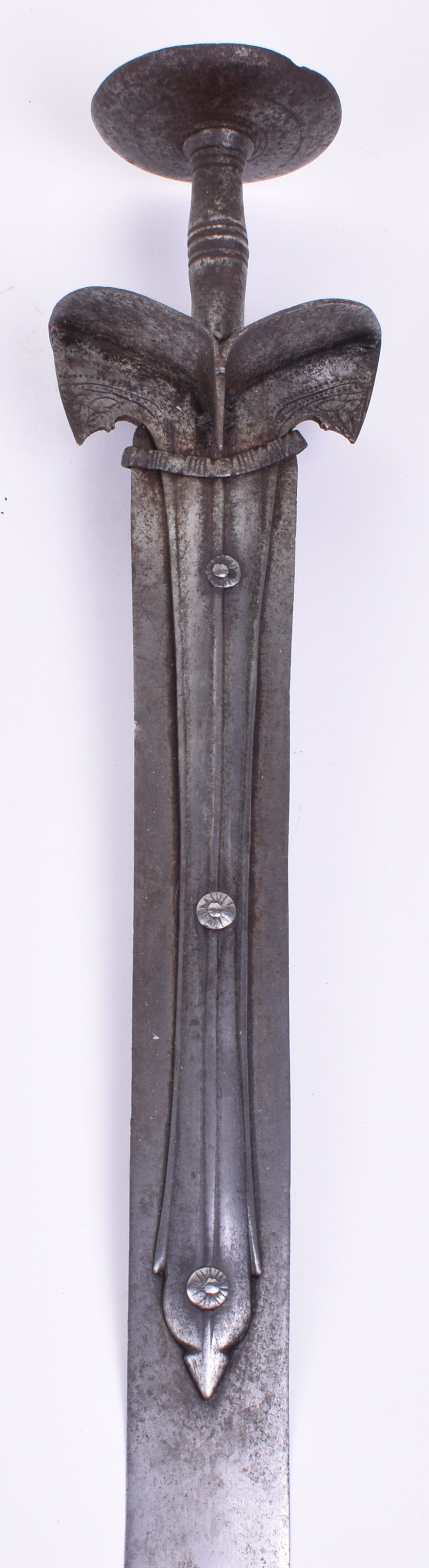 Early Indian Sword Khanda, 17th Century - Image 3 of 7