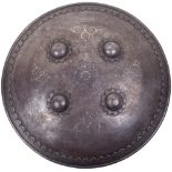 Indian Iron Shield Dhal, 19th Century