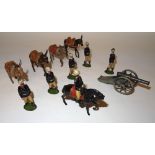 Britains set 28, Mountain Artillery