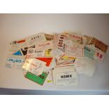 A large collection of amateur radio station cards, Including stations in UK, Europe, US,