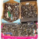 A very large quantity of B8 type valves, Mostly unboxed, many different numbers, some screening