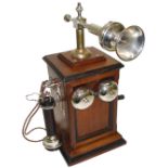 A very rare and important British Western Electric combination table telephone, Circa 1885, With