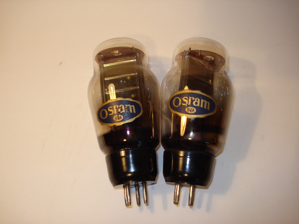 A matched pair of PX4 valves, Osram, 72/75, in period cartons. (2)