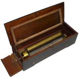 A key-wind Forte-Piano hooked-tooth musical box, by Langdorf, Circa 1858, Ser. No. 10079, With