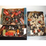 A large quantity of mixed various valves, PM, metallised, UX, E, octal, 9-pin etc, 1930s-1960s, some