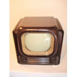 A Bush type 12A table television receiver,1948, 405-line, Alexandra Palace-only tuned, 8-inch