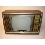 A Sony Trinitron colour television set – the first commercial UK portable colour television, 1968,