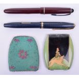 2 vintage fountain pens