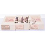 Nine The East of India Company Figures in Three Boxes, ACG03 Phalanx Set 3, ACG01 Phalanx Set 1