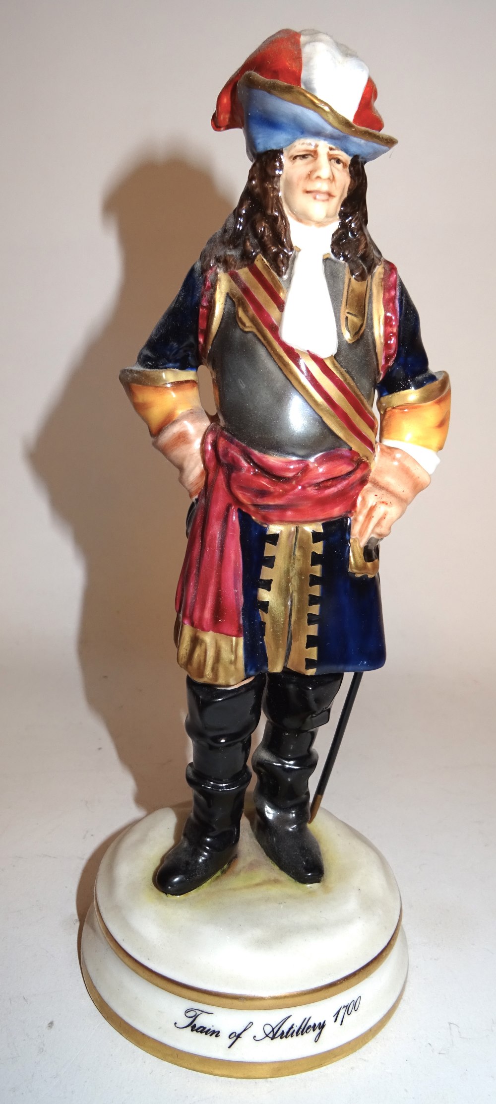 Michael Sutty Fine Porcelain 150mm Figurine 'Train of Artillery 1700