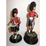 Figurines depicting the Black Watch