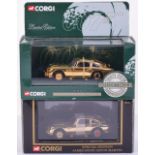 Two Corgi James Bond 007 Aston Martin DB5,diecast 1:43 scale models,04202 Thirty Fifth