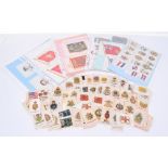 Quantity of Cigarette Card Silks