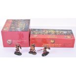 Five Conte Collectible Figures in Two Boxes, Ancient Greece vs. Persia Series AG028 “With your