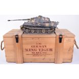 Forces Of Valor German King Tiger Tank,SD.KFZ.182-501st SS Schwere Panzer Abeilung- 1:16 scale