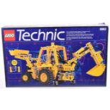 Original Vintage Lego Technic Backhoe Grader Excavator Set no 8862 in excellent condition, with a