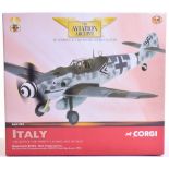 Corgi The Aviation Archive World AA34902 Messerschmitt Bf109G ‘Black Double Chevron’ Italy The