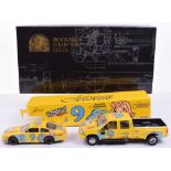 Action Atlas Brookfield Collectors Guild Ford 1:24 Scale Crew Cab, Enclosed Trailer and Stock-Car,