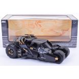 Diecast Batmobile 1:18 Scale Hotwheels ‘The Dark Knight’ in near mint condition,model has been taken