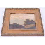 Small Victorian Period Oil Painting of a River Scene