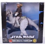 Star Wars Collectors Series Rebel Alliance Han Solo & Tauntaun, Kenner fully poseable includes Han