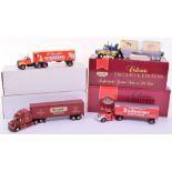 Four Matchbox Exclusives Collectors Limited Edition Models, including the 1948 Budweiser Diamond T
