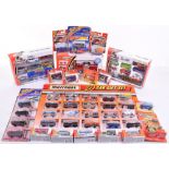 Various Matchbox Models and Gift Sets, including Mattel Wheels 20 car gift set, 5 x Action Speed