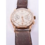 Gentleman’s 18ct Gold Chronograph Wrist Watch