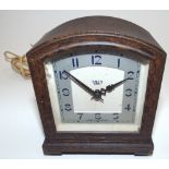 A 1930s Smith Electric mantel alarm clock