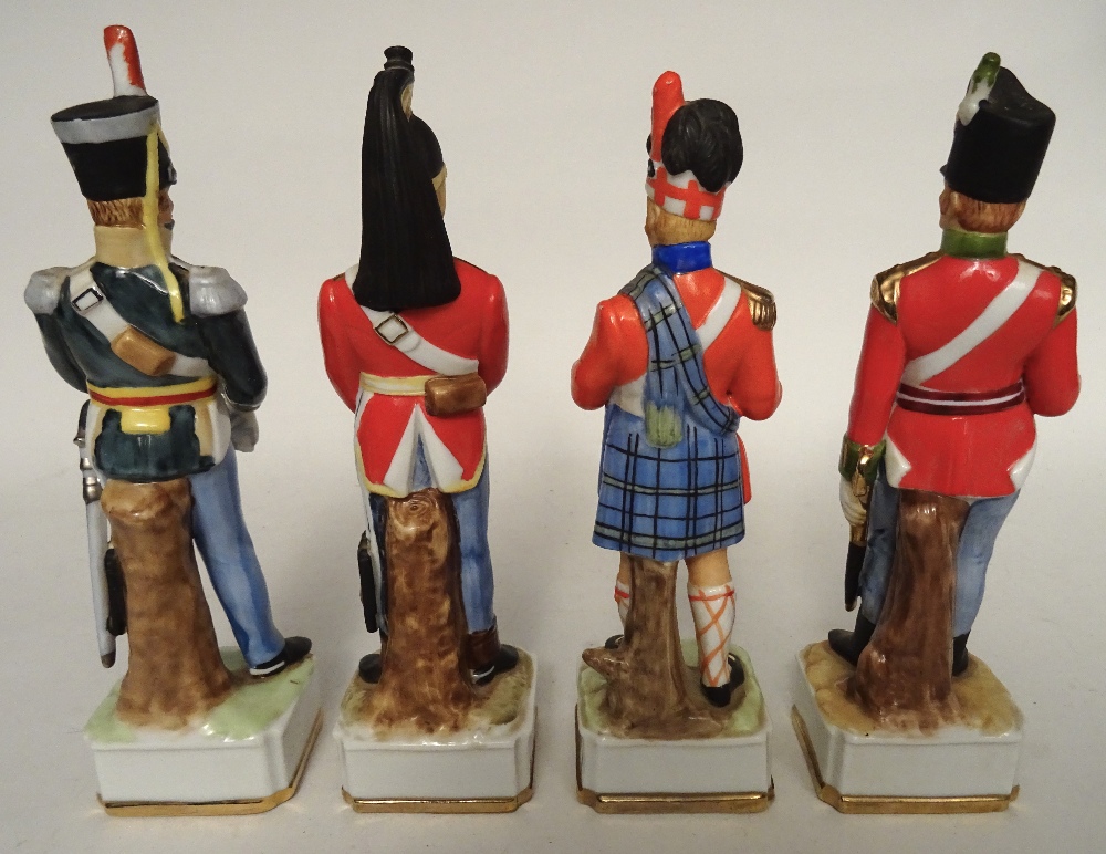 Porcelain Military Figurines - Image 3 of 6