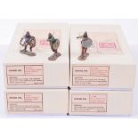Twelve The East of India Company Figures in Four Boxes, ACS01 Standing Archers, ACP08 Crescent