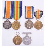 Three WW1 British Medal Pairs