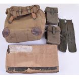 World war two American wireless carry bag stencilled to the front BG-S1-D Cadillac 1942