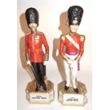 Michael Sutty Fine Porcelain 150mm Figurine 'Train of Artillery 1700 with other porcelain figurines