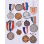 Hallmarked Silver Army Temperance Association Queen Victoria Memorial Medal
