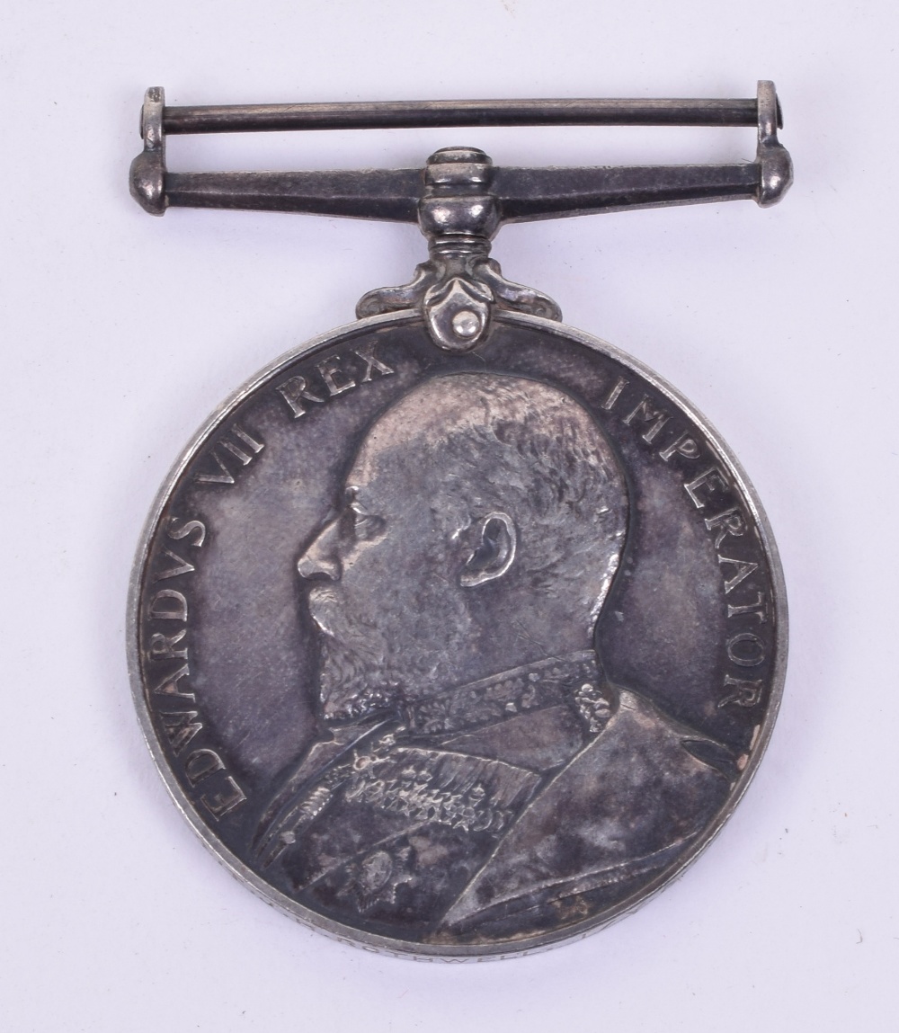 Edward VII Long Service Volunteer Force Medal 1st Volunteer Battalion Lancashire Fusiliers