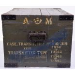 Air Ministry Marked Transit Wooden Trunk