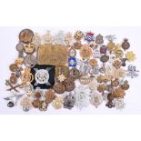 Selection of Various Cap Badges, Trade Badges, Collar Badges Etc