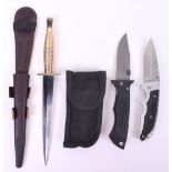 Modern Made British Fairbairn Sykes Commando Knife