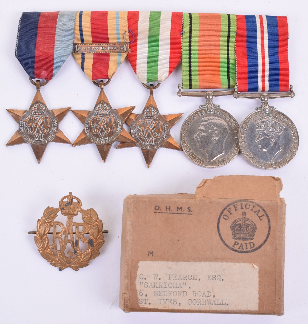 WW2 British Royal Air Force (RAF) Campaign Medal Group of Five