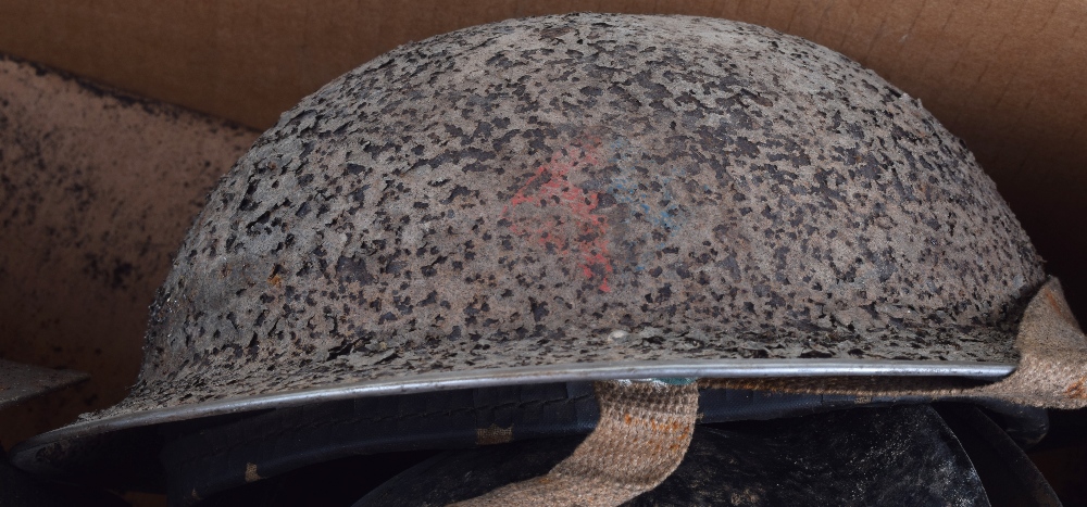 9x World War Two British Steel Helmets - Image 2 of 2