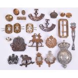 Selection of British Military Badges and Buttons